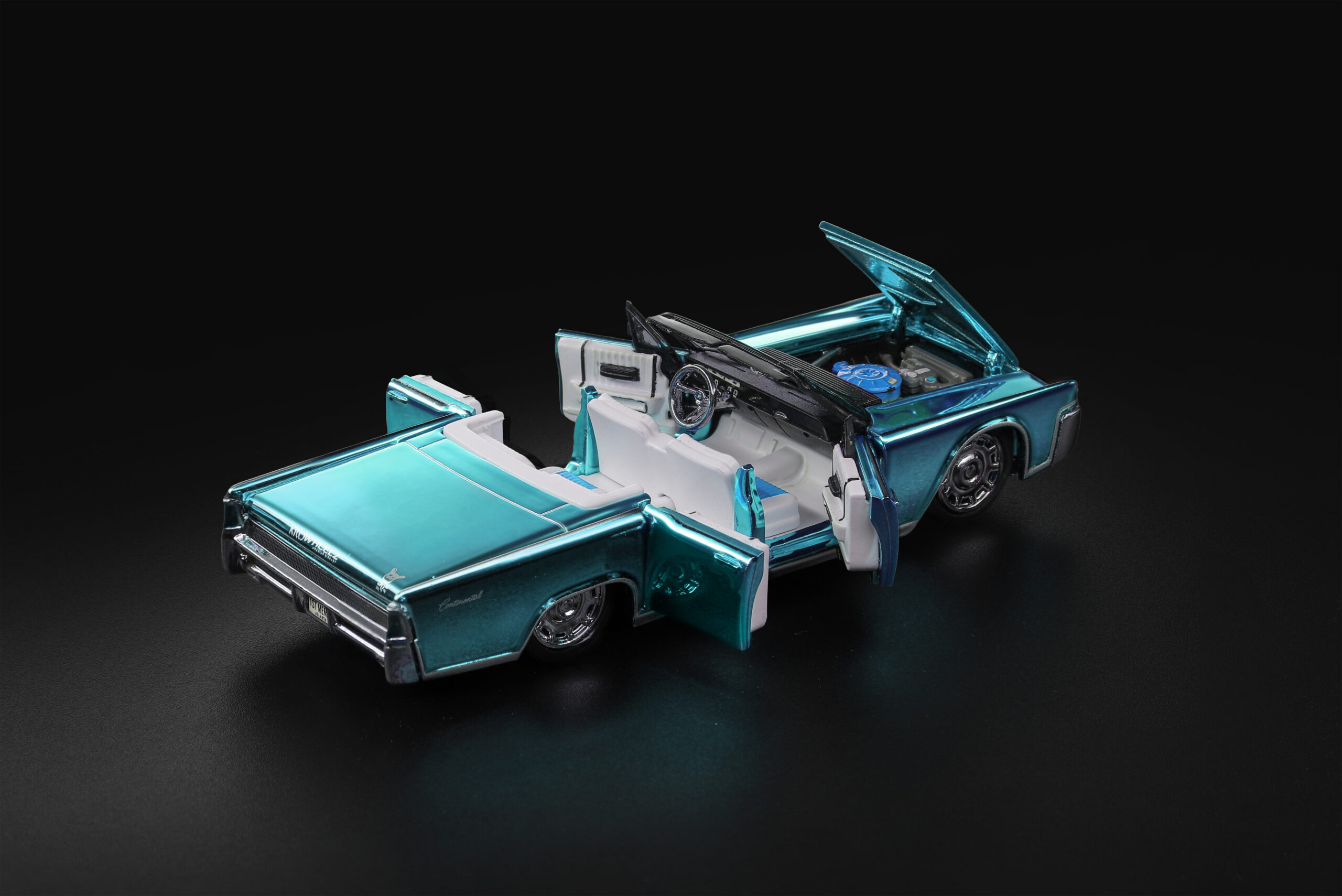 1964 Lincoln Continental Kilo Krome Teal die-cast