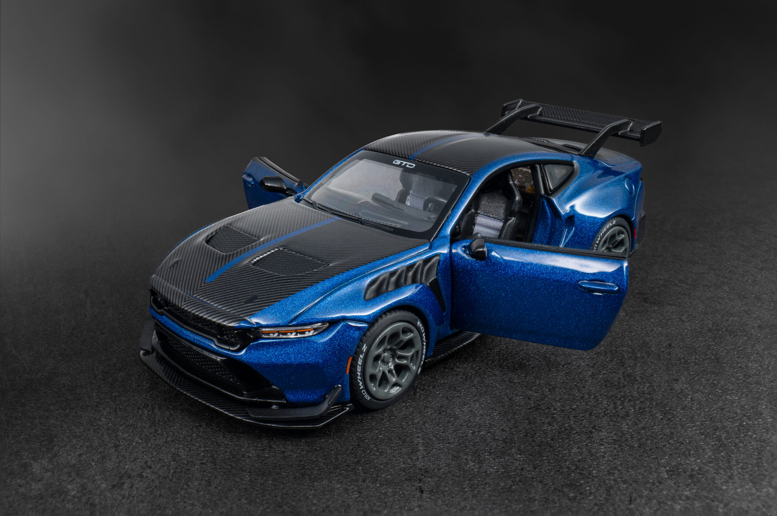 2025 Ford Mustang GTD Lightning Blue die-cast