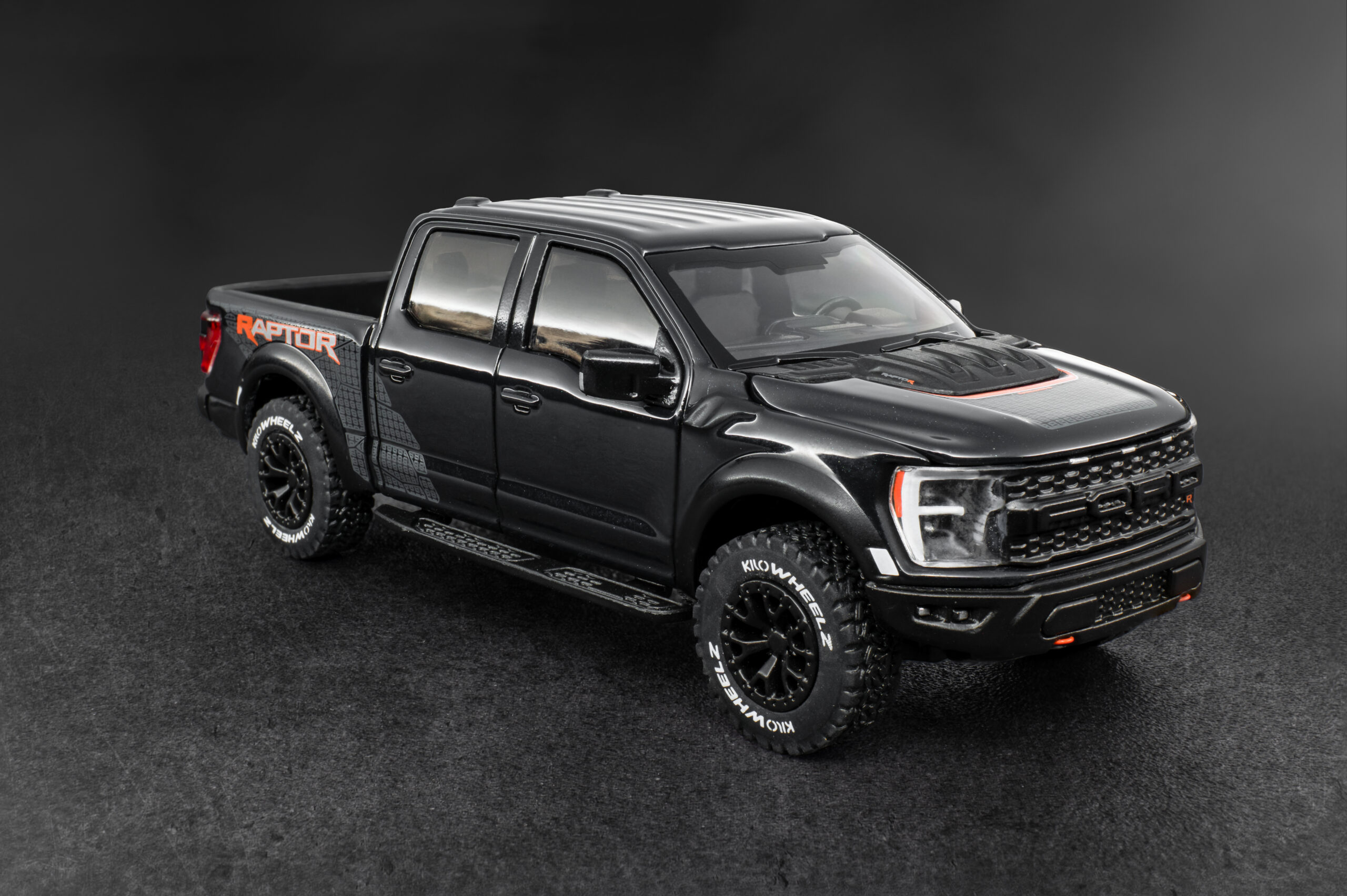 2023 Ford F-150 Raptor R — Agate Black Metallic die-cast